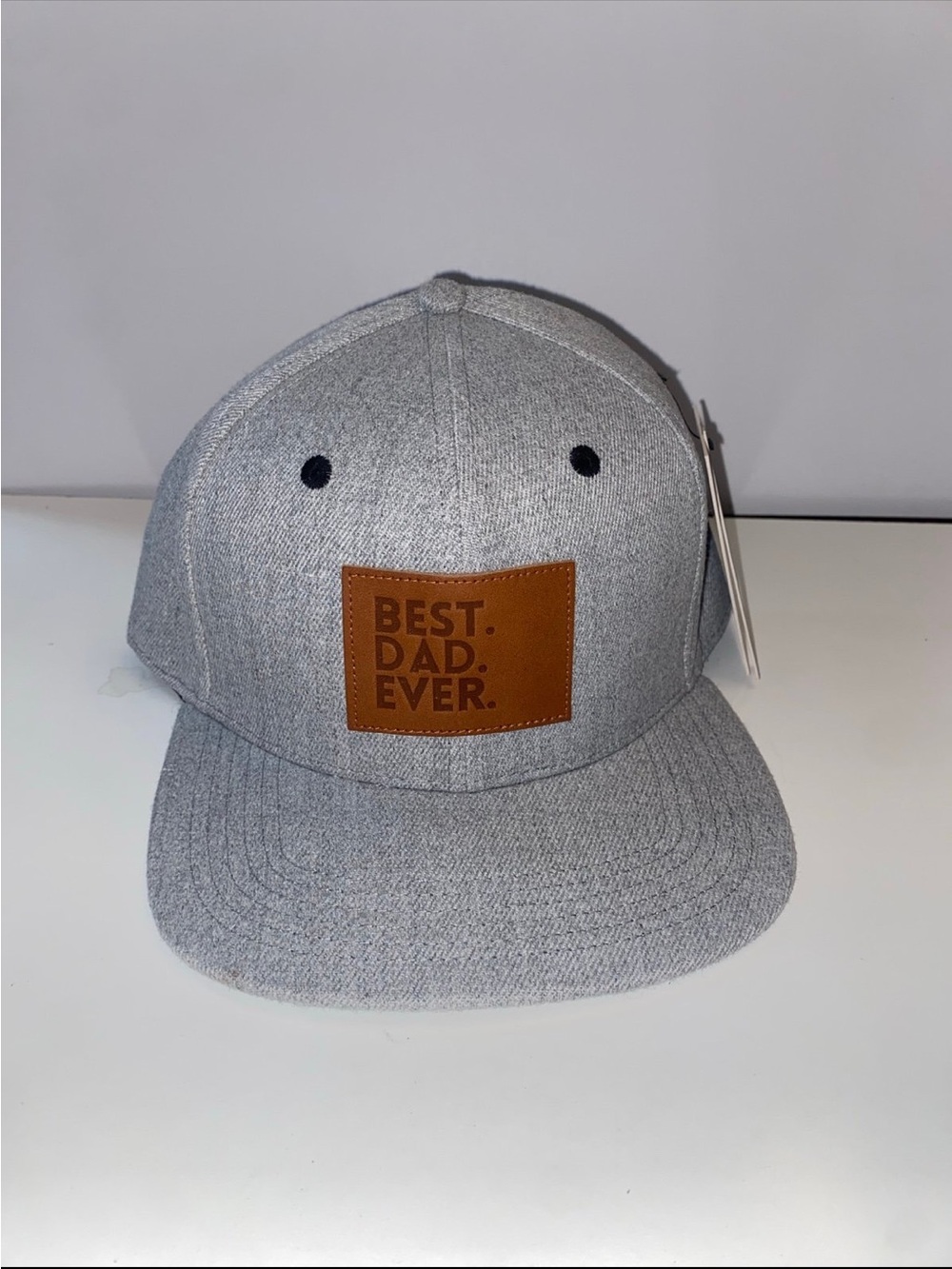 NWT Men's Adj Snapback Littlest Prince Gray “Best Dad Ever” Hat